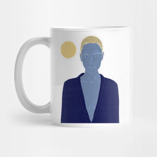 short hair woman Mug